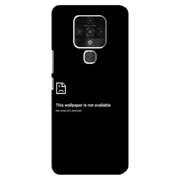 Чехол с рисунком «Ошибка» для TECNO Camon 16 SE Чехол с рисунком «Ошибка» для TECNO Camon 16 SE