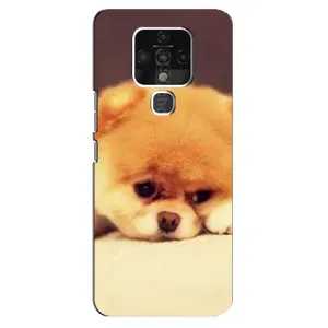 Чехол (ТПУ) Милые собачки для TECNO Camon 16 SE (Померанский шпиц)