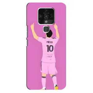 Чехлы Лео Месси в Майами на TECNO Camon 16 SE (Празднование Месси)