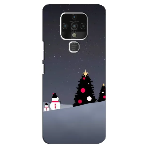 Чехол с рисунком «Снеговички» для TECNO Camon 16 SE Чехол с рисунком «Снеговички» для TECNO Camon 16 SE