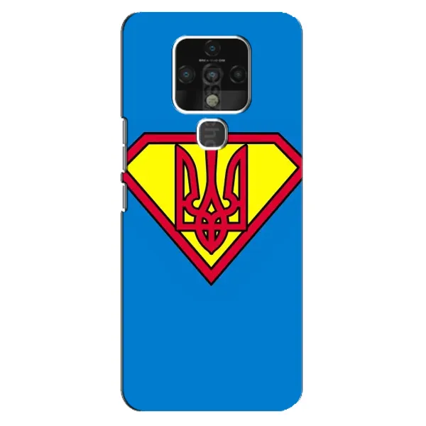 Чехол с рисунком «Super - Герб» для TECNO Camon 16 SE Чехол с рисунком «Super - Герб» для TECNO Camon 16 SE