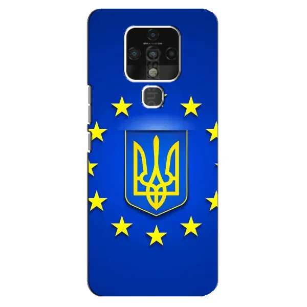 Чохол з малюнком «Україна це Європа» для TECNO Camon 16 SE Чохол з малюнком «Україна це Європа» для TECNO Camon 16 SE