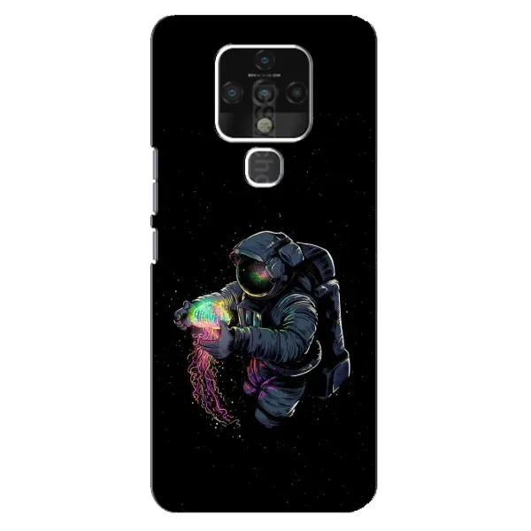Чехол с рисунком «В руках земля» для TECNO Camon 16 SE Чехол с рисунком «В руках земля» для TECNO Camon 16 SE