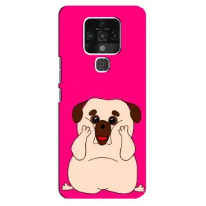 Чехол (ТПУ) Милые собачки для TECNO Camon 16 SE (Веселый Мопсик)