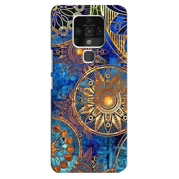 Чехол с рисунком «Золотые узоры» для TECNO Camon 16 SE Чехол с рисунком «Золотые узоры» для TECNO Camon 16 SE