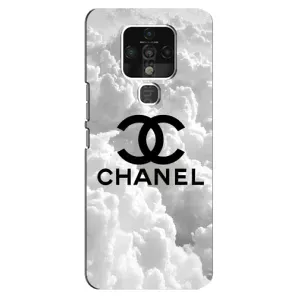 Чехол с Брендами одежды на Техно Камон 16 (CHANEL)