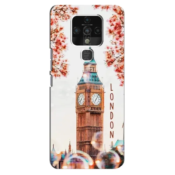 Чехол с рисунком «Часы Лондон» для TECNO Camon 16 Чехол с рисунком «Часы Лондон» для TECNO Camon 16