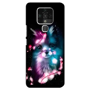 Чехол с Лисичкой для TECNO Camon 16 (Черная Лиса)