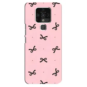 Чохол банти для TECNO Camon 16 (Чорні бантики)