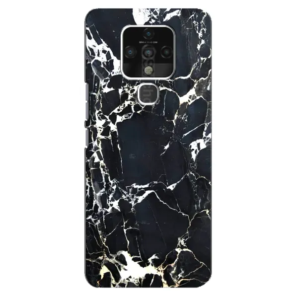 Чехол с рисунком «Чёрный мрамор» для TECNO Camon 16 Чехол с рисунком «Чёрный мрамор» для TECNO Camon 16
