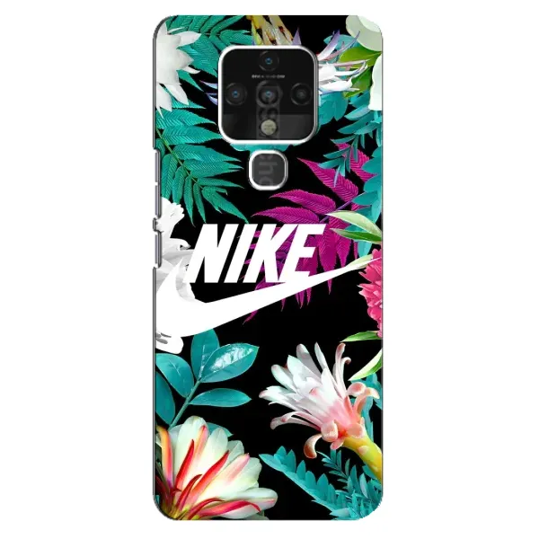 Чехол с рисунком «Цветочный Nike» для TECNO Camon 16 Чехол с рисунком «Цветочный Nike» для TECNO Camon 16