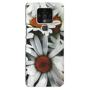 Чехол с ромашками на TECNO Camon 16 (Цветы Ромашки)