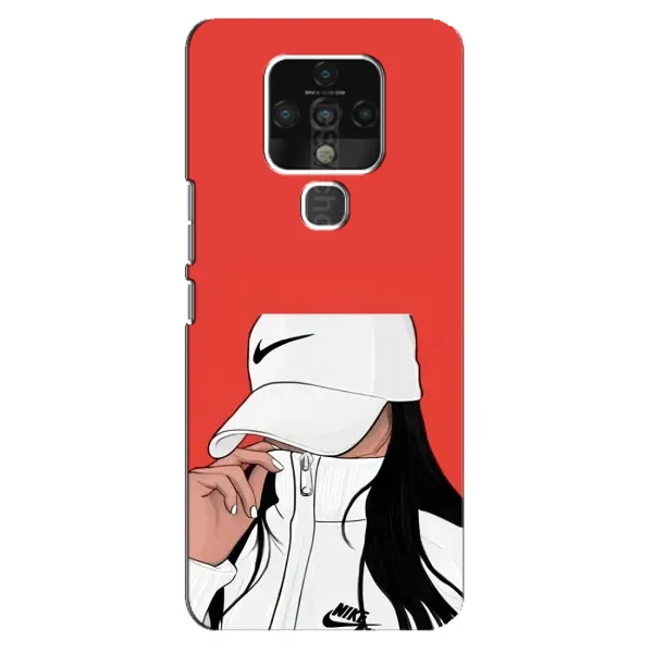 Чехол с рисунком «Девушка Nike» для TECNO Camon 16 Чехол с рисунком «Девушка Nike» для TECNO Camon 16