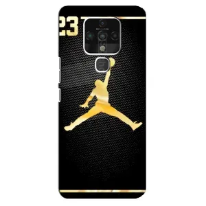 Силиконовый Чехол Nike Air Jordan на Техно Камон 16 (Джордан 23)