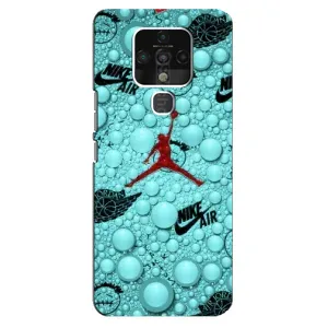 Силиконовый Чехол Nike Air Jordan на Техно Камон 16 (Джордан Найк)