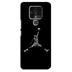 Силиконовый Чехол Nike Air Jordan на Техно Камон 16 (Джордан)