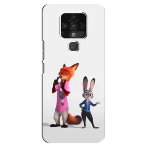 Силиконовый чехол с принтом Зоотрополіс для TECNO Camon 16 (Джуди и Ник)