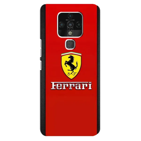 Чехол с рисунком «Ferrari Logo» для TECNO Camon 16