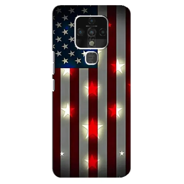Чехол с рисунком «Флаг США 2» для TECNO Camon 16