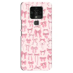 Чохол банти для TECNO Camon 16 (Фон бантики)