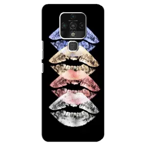 Чехол Стильные девушки на TECNO Camon 16 (Губы)