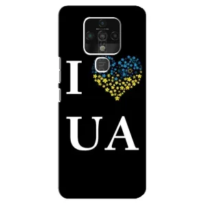 Силиконовый Чехол на TECNO Camon 16 (Я-Украина) (I Love UA)