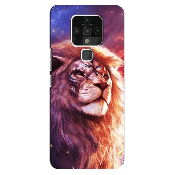 Чехол с рисунком «Красочный ЛЕВ» для TECNO Camon 16