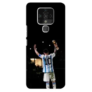 Чехлы Лео Месси Аргентина для TECNO Camon 16 (Лео Чемпион)