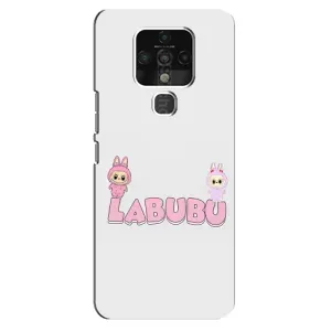 Чехол с принтом Лабубу для TECNO Camon 16 (Логотип Лабубу)