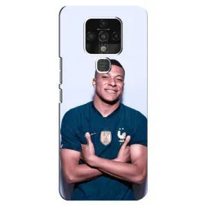 Чехол (TPU) с Футболистом на TECNO Camon 16 (Мбаппешичка)