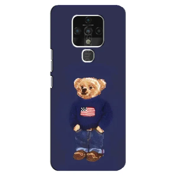 Чехол с рисунком «Мишка USA» для TECNO Camon 16 Чехол с рисунком «Мишка USA» для TECNO Camon 16