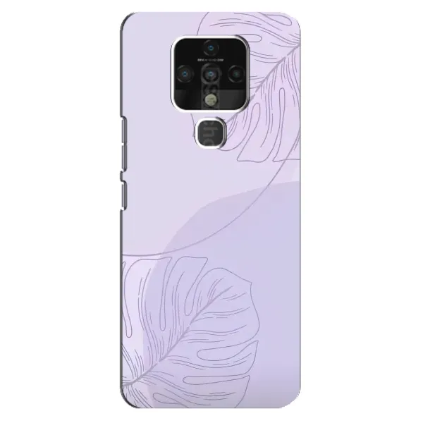 Чехол с рисунком «Монстера фиолетовая» для TECNO Camon 16 Чехол с рисунком «Монстера фиолетовая» для TECNO Camon 16