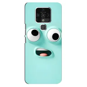 Силиконовые Чехлы (смешные стикеры) для TECNO Camon 16 (Забавное мятное лицо)