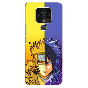 Купить Чехлы на телефон с принтом Anime для TECNO Camon 16 (Naruto Vs Sasuke)