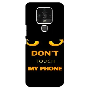 Чехол с Прикольным принтом на TECNO Camon 16 (Не трогай мой телефон)
