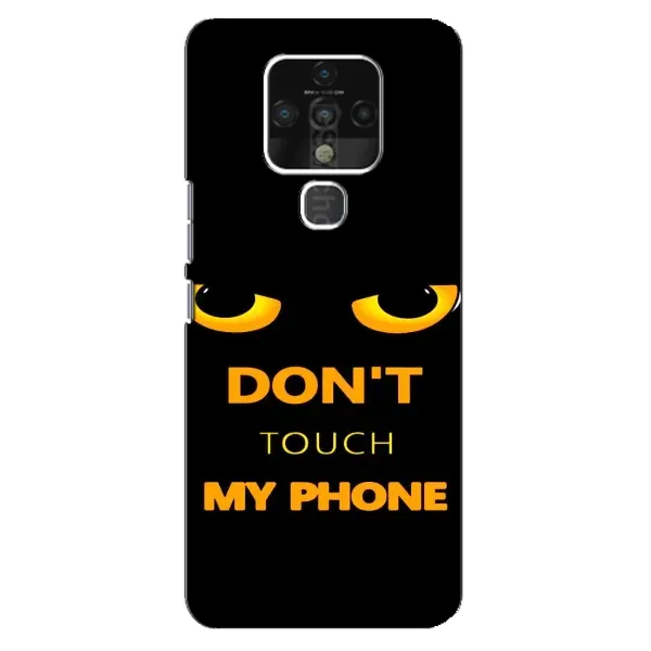 Чехол с рисунком «Не трогай мой телефон» для TECNO Camon 16 Чехол с рисунком «Не трогай мой телефон» для TECNO Camon 16