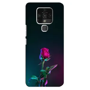 Чехлы с принтом Розочки для TECNO Camon 16 (Ночная роза)