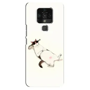 Чехол на тематику: Коты для TECNO Camon 16 (Отдых)