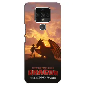 Чехол дракон Беззубик для TECNO Camon 16 (Постер Беззубика)