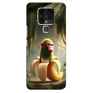 Чехол с мемами тралалело тралала для TECNO Camon 16 (Шимпанзини бананини)