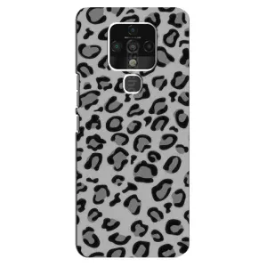 Чехол с леопардовым принтом на TECNO Camon 16 (Темный леопрад)