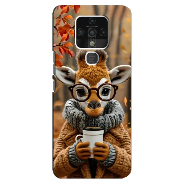 Чехол с рисунком «Жираф с кофе» для TECNO Camon 16 Чехол с рисунком «Жираф с кофе» для TECNO Camon 16