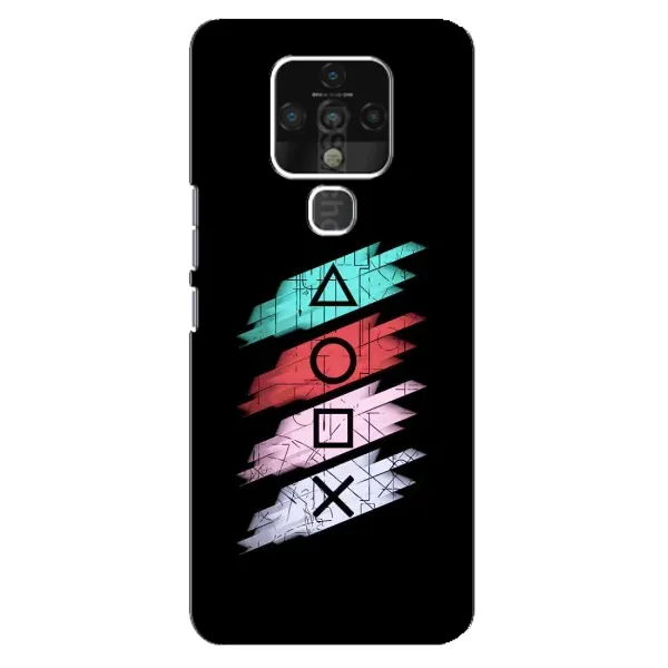 Чехол с рисунком «Значки Sony» для TECNO Camon 16 Чехол с рисунком «Значки Sony» для TECNO Camon 16