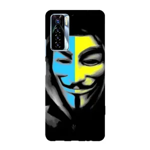 Чохол з Українською символікою на Техно Камон 17 про (Анонімус патріот)