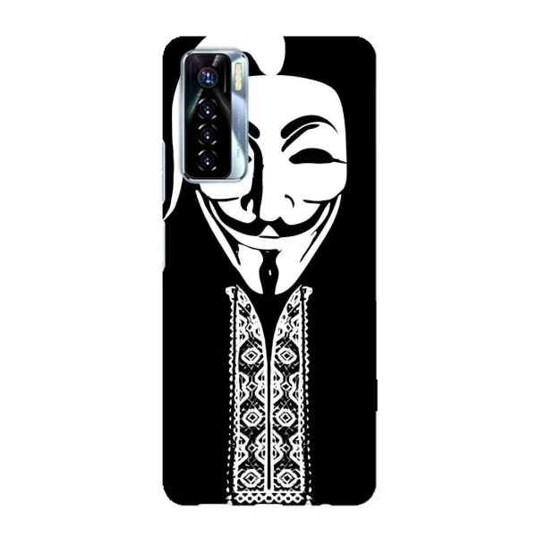 Чехол с рисунком «Анонимус» для TECNO Camon 17 Pro Чехол с рисунком «Анонимус» для TECNO Camon 17 Pro