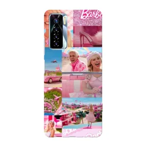 Силиконовый Чехол Барби Фильм на TECNO Camon 17 Pro (Барби стиль)