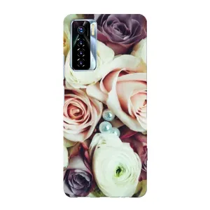 Чехлы с принтом Розочки для TECNO Camon 17 Pro (Букет РОЗ)