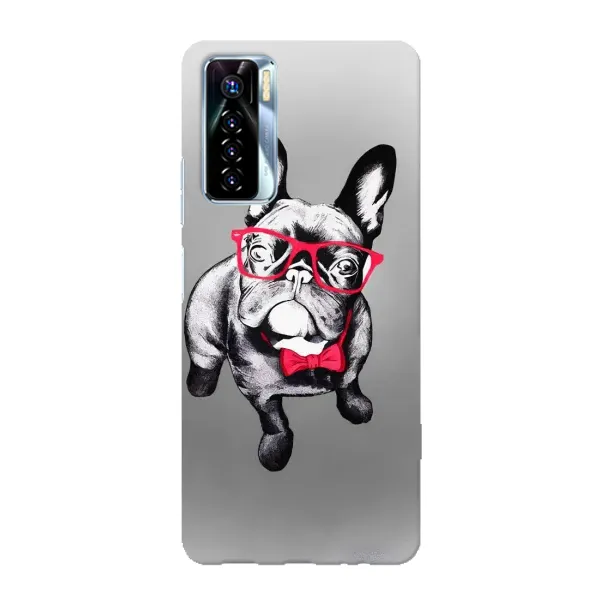 Чохол з малюнком «Бульдог в окулярах» для TECNO Camon 17 Pro Чохол з малюнком «Бульдог в окулярах» для TECNO Camon 17 Pro