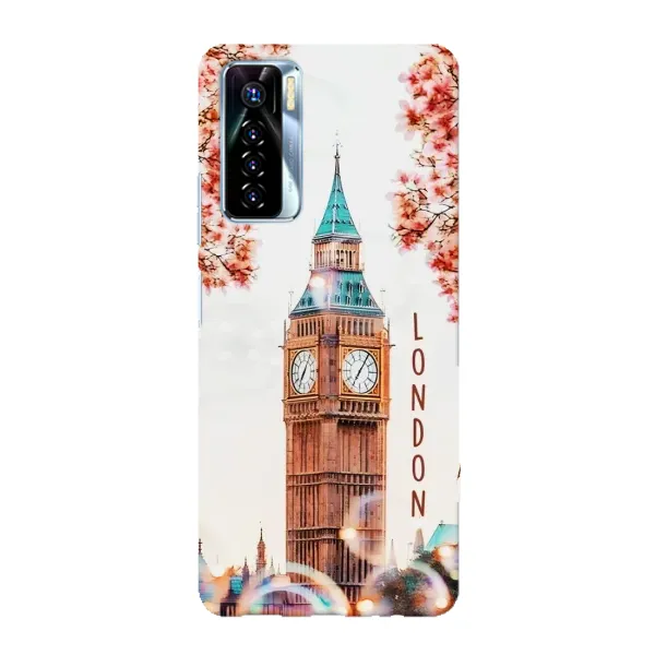 Чехол с рисунком «Часы Лондон» для TECNO Camon 17 Pro Чехол с рисунком «Часы Лондон» для TECNO Camon 17 Pro