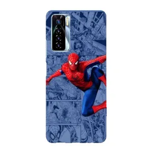 Силиконовый Чехол для TECNO Camon 17 Pro (Человек Паук)